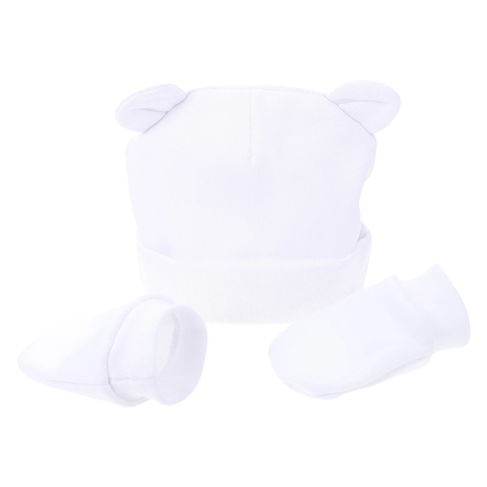 Ensemble de couvre-mains anti-rayures pour bébé de 0 à 6 mois, 1 ensemble, Kit de Protection en coton pour nouveau-né, accessoires chauds d'hiver