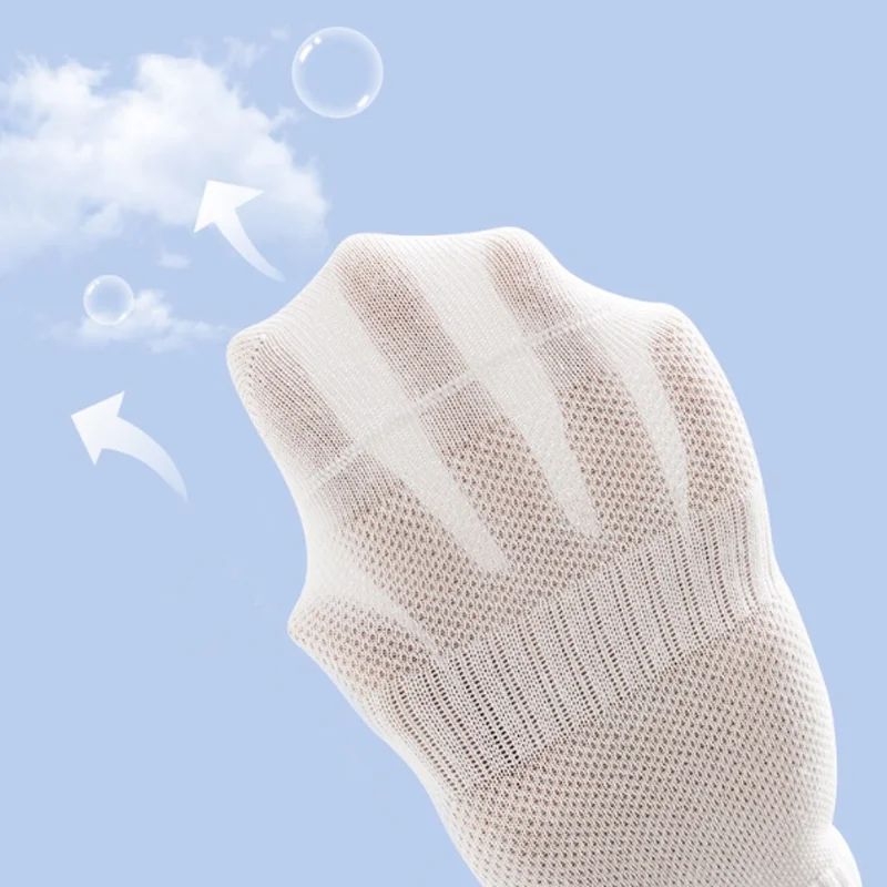 New thin white mesh socks for boys and girls