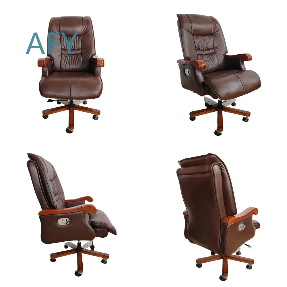 Großhandel Moderner Bürodrehstuhl mit Sofa-Funktion für Ergonomische Arbeitsplätze, Komfortabler Netzrücken, Ledersitz, Verstellbar