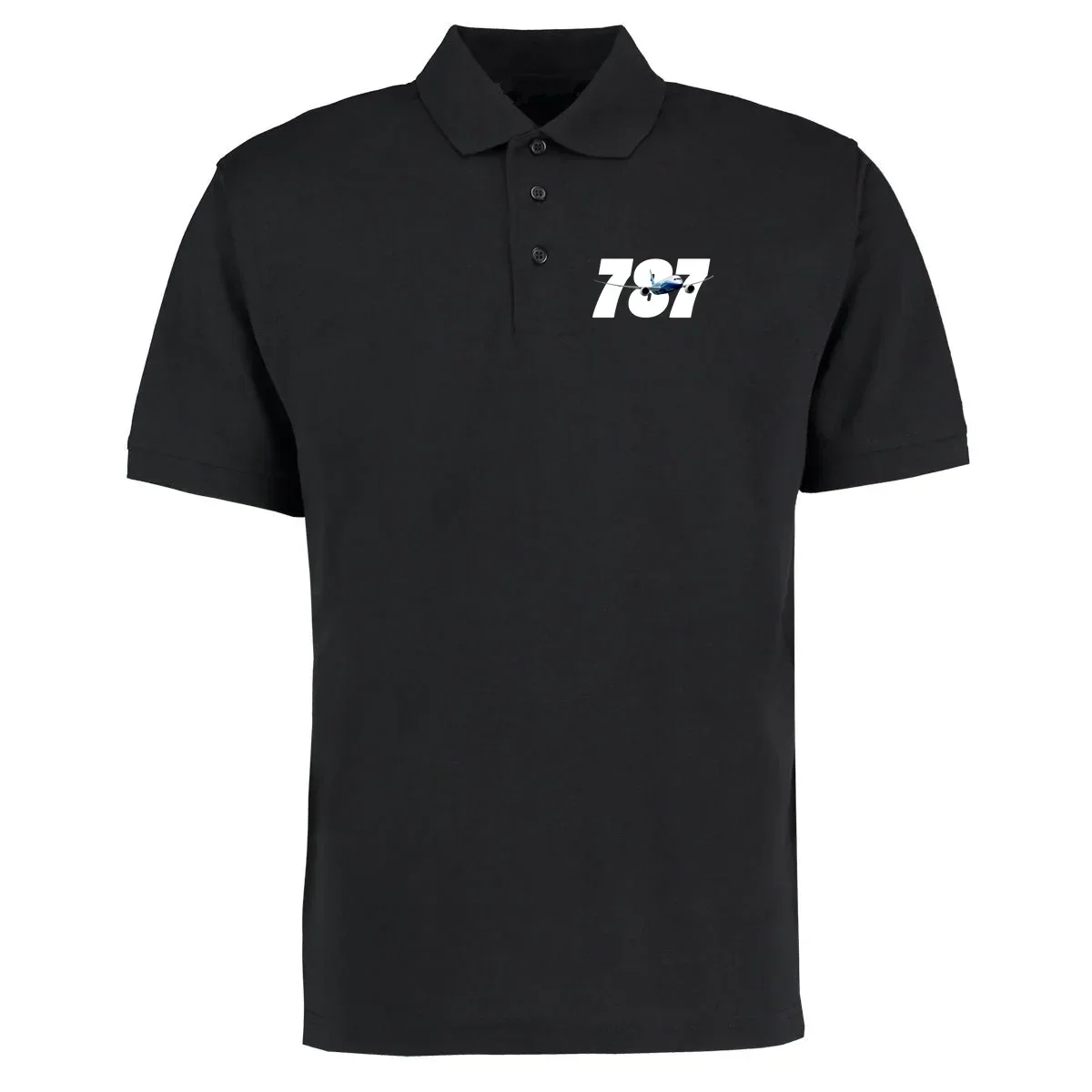 The Super 787 Aviation Aircraft Flight Pilots Cotton Men Polo Shirts T-Shirts Tops Tees