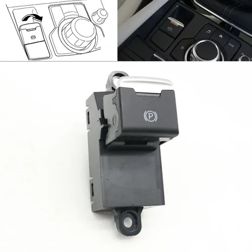 G46C66EP0 AJM80S007 interruptor de Control de freno de mano de estacionamiento eléctrico de emergencia botón P para Mazda 3 Axela BN BM 6 Atenza GJ GL 2013-19