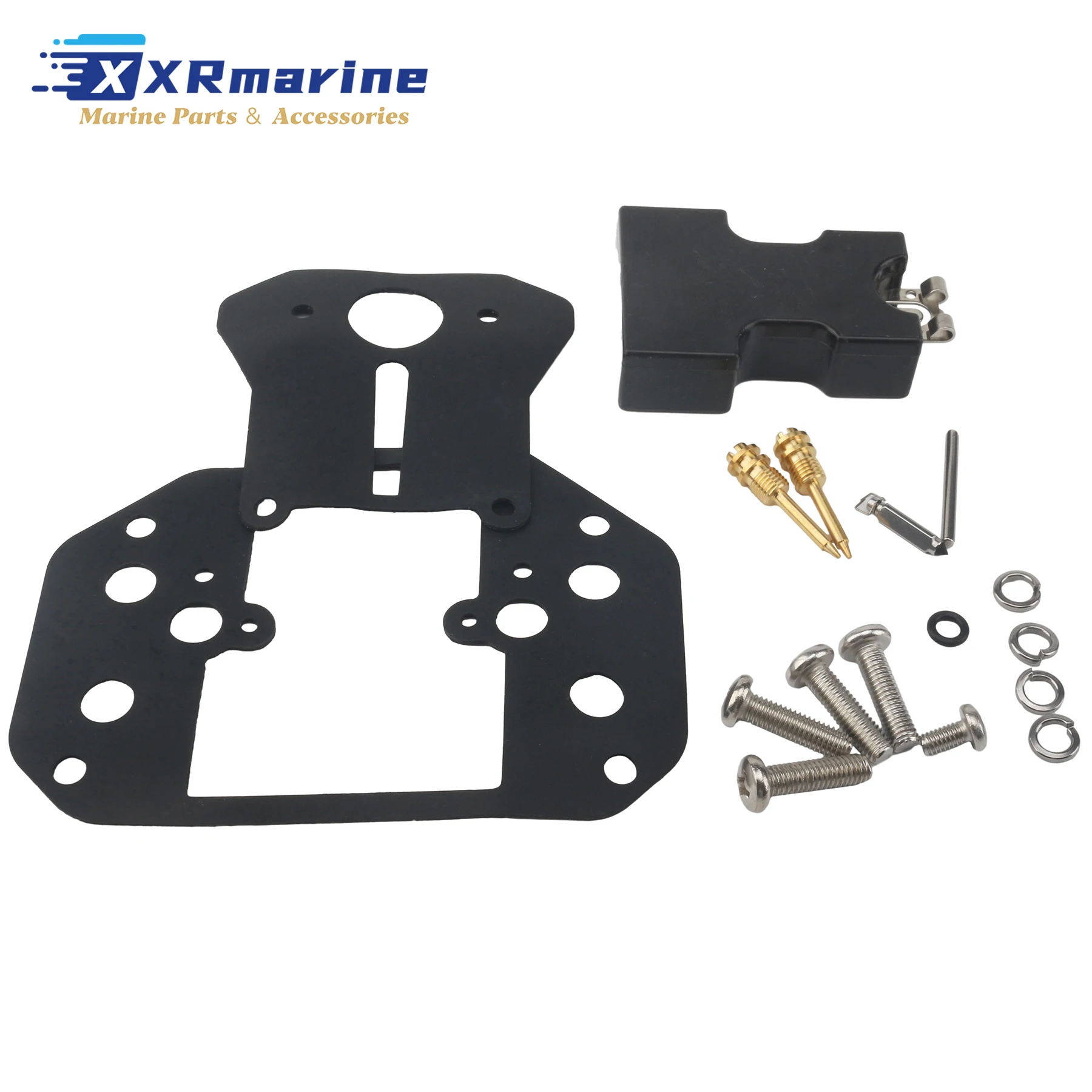 6F6-W0093-00 Carburetor Rebuild Kit Compatible with Yamaha Marine 2 Stroke Outboard 40HP Motors Replaces 6F5-W0093-00 view 6