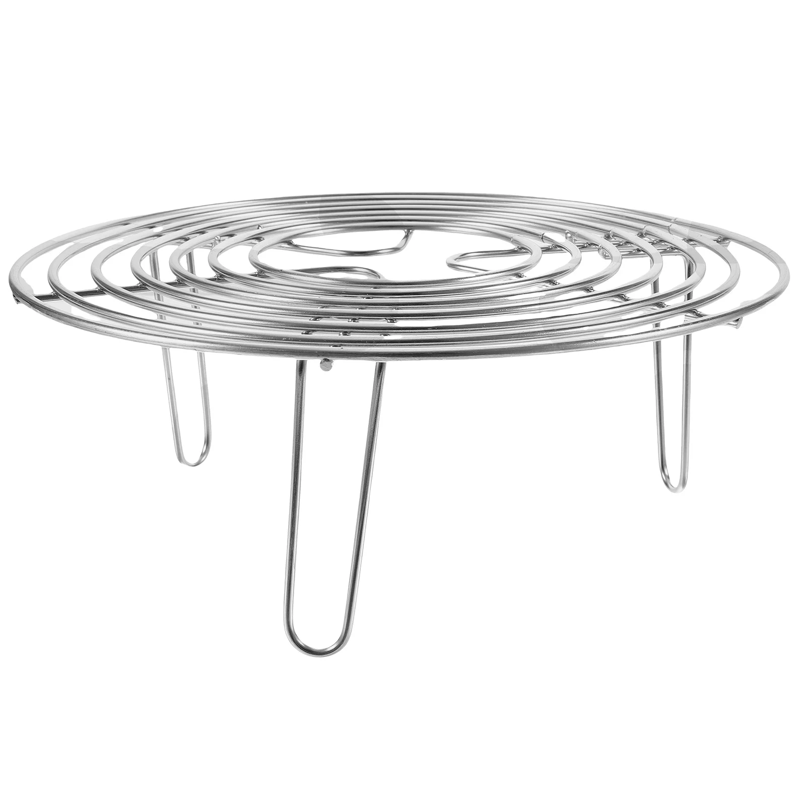 304 Stainless Steel Steamer Heavy Duty Shelving Steaming Cooling Rack Multifunction Cooking Round Valve Baking Holder