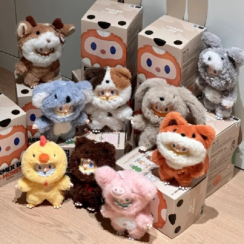 

Farmer Bob Monster Guardian Series Blind Box Cute Cartoon Anime Vinyl Doll Model Plush Pendant Backpack Decoration Toy Gift