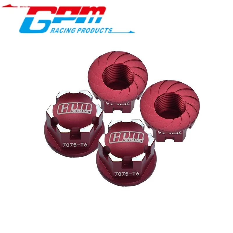 GPM ER2005A ALUMINUM 7075-T6 WHEEL LOCK FOR TRAXXAS 1/10 E-REVO VXL 2.0 W/WIDE MAXX 2.0 1/8 SLEDGE RC Upgrade