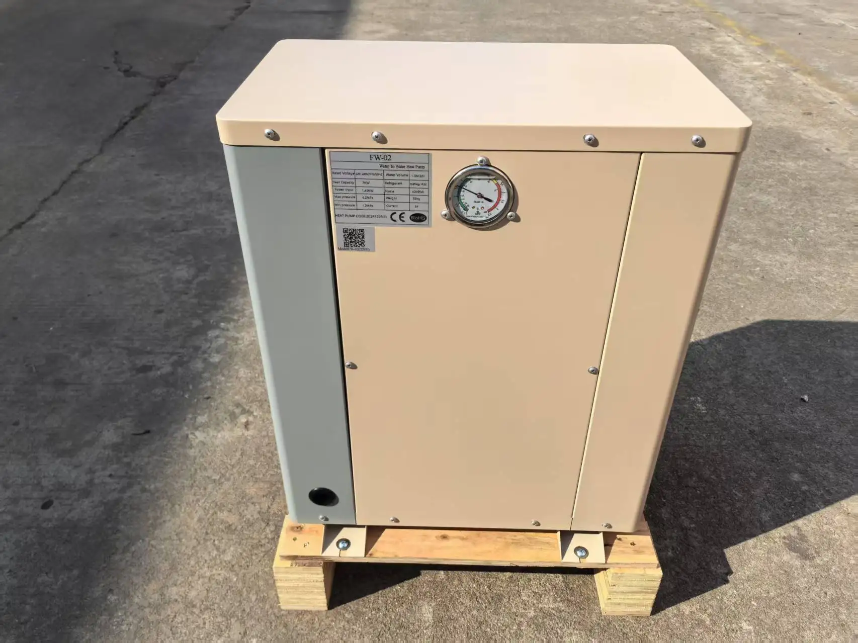 7Kw مصدر المياه مضخة الحرارة مضخة الحرارة الأرضية/مضخة الحرارة المصدر الأرضي (التدفئة/التبريد) سعر جميل رائجة البيع #3