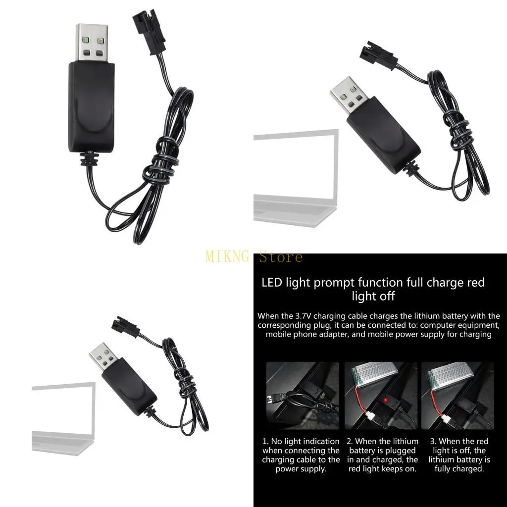 

SM2P USB-кабель для зарядного устройства 3,7 В 5000 мА Выходной аккумуляторный блок USB-кабель для зарядки для дистанционного