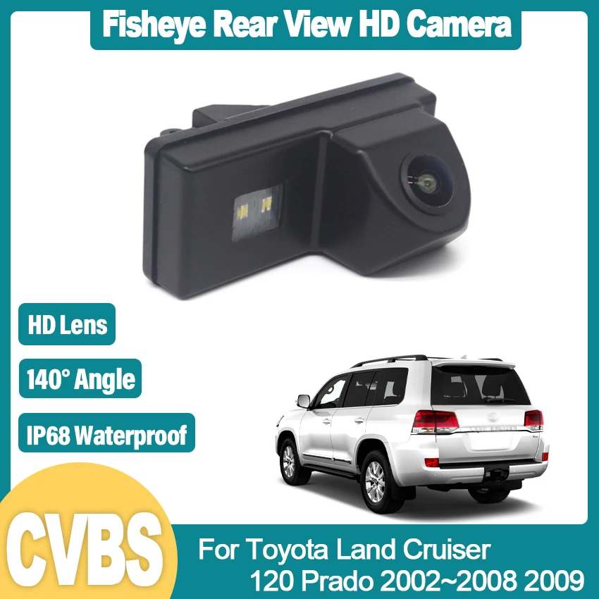 

Rear View Reversing Back up Parking Camera Full HD CCD Night Vision For Toyota Land Cruiser 120 Prado 2002~2007 2008 2009