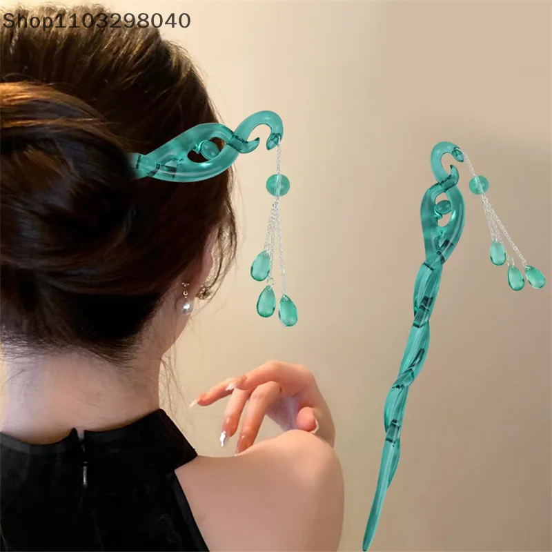 Chinesische elegante Damen-Haarnadeln, antike Frisuren, Retro-Hanfu- und Cheongsam-Kopfschmuck, Haarschmuck