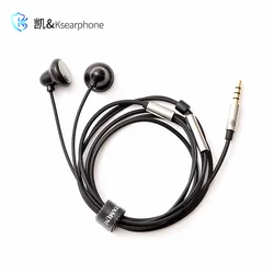 Temperament Bell-LB/Bell-LBs 3.5mm Bass HIFI Metal Earphone 15mm Dynamic Driver Earbud Headset Flat Earplug