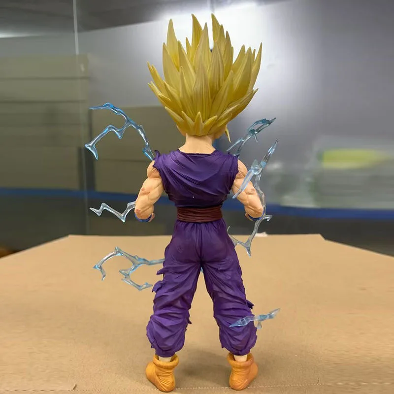 Anime Dragon Ball Z Super Saiyan Son Gohan Bataille Damagnie Ver. GK – figurine d'action en PVC DBZ, Collection de statues, modèle de jouets pour enfants, poupée