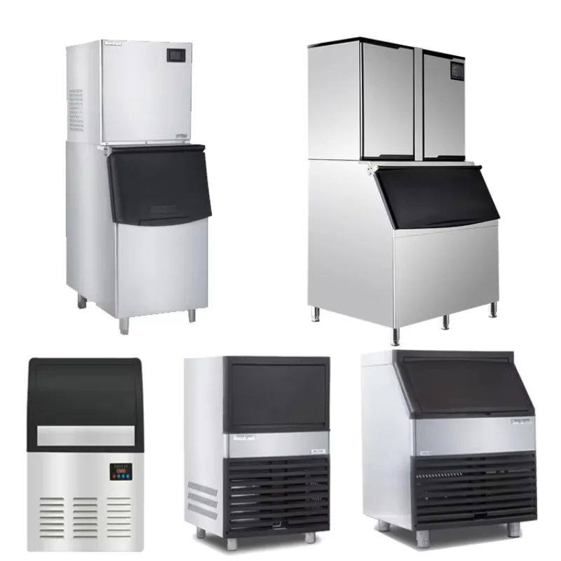 60kg Commercial Ice Machine Cube Maker Equipment Industrial Ice Making Machine Bar Cafe 110V