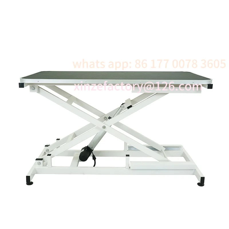

Customizable grooming table PVC table top non-slip waterproofElectric lift pet grooming table cat and dog bathing