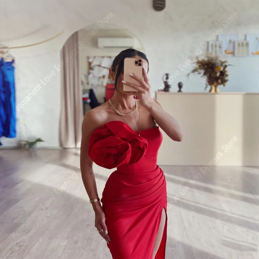 2023 Faszinierende Meerjungfrau Frauen Abendkleider Elegante Weiße Ärmellose Abendkleid Engagement Bankett Vestido De Noche Angepasst