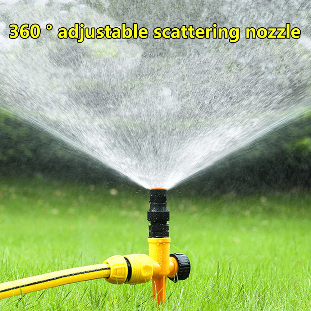 5pcs Water Sprinkler 360 Degree Rotation Irrigation Watering Sprinkler Corrosion Resistant Easy Install for Park