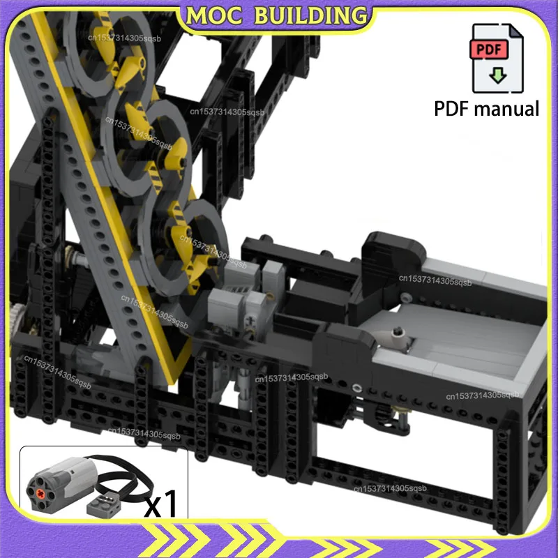 MOCBuilding Block กีฬารุ่น GBC Ball Counter เทคโนโลยีอิฐ DIY Assembly ชุด GBC Great Ball Contraption ของเล่นของขวัญ