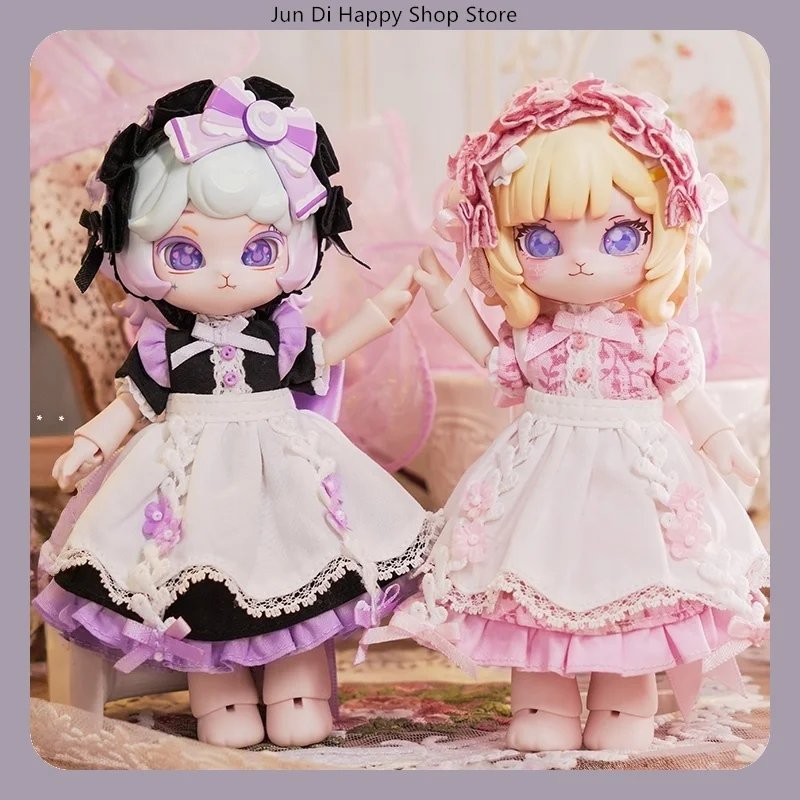 

​​COME4FREE 1/12 BJD Doll Clothes Floral Language Series Flower Bell Wisteria Dress Outfit for OB11 Doll Clothes