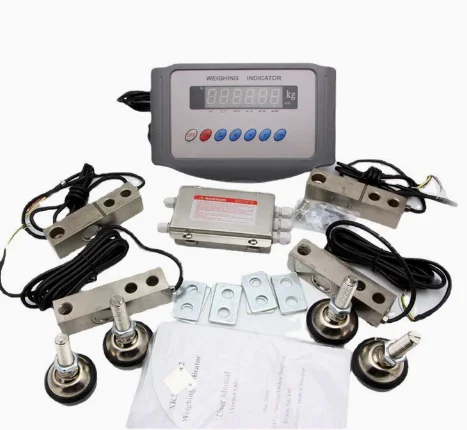 Livestock Weighing Sensor Load Cell Kit, Portable Animal Weighing Scale for Cattle, Sheep Farm Weighing
