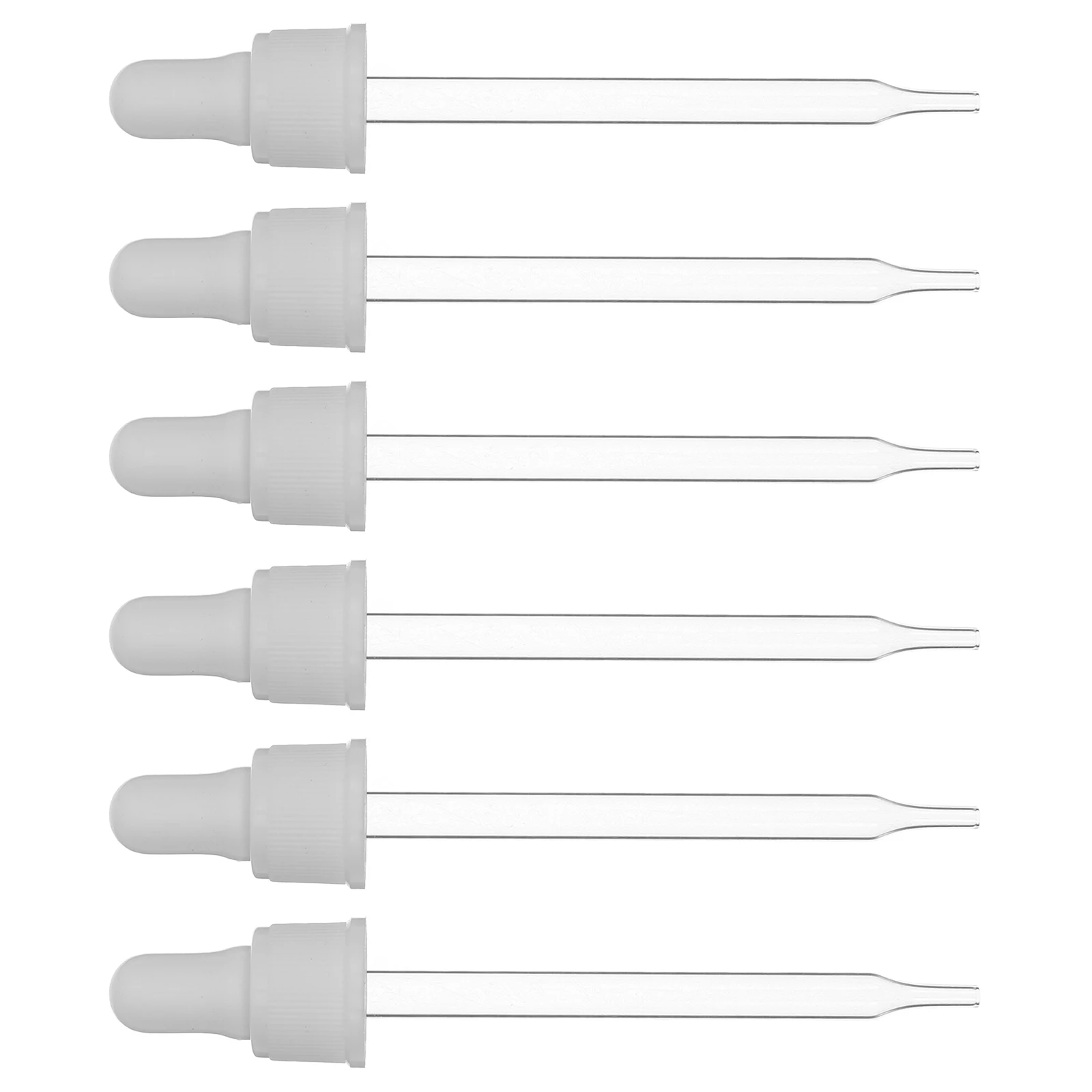 

6Pcs Silicone Cap Glass Soda Dropper Liquid Pipette Droppers for Precise Drink Making Ice Bubble Extraction Droppers for Soda
