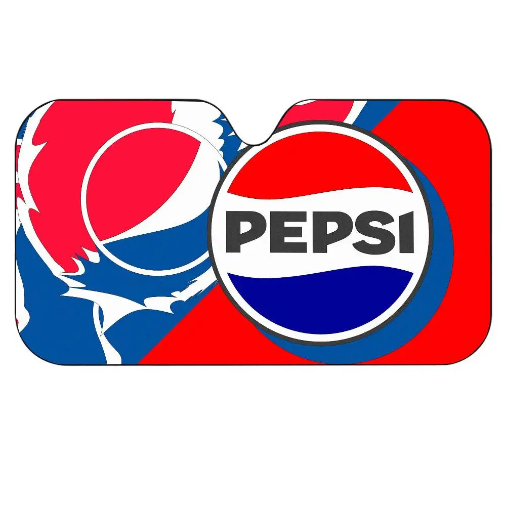 P-PepsiS المشروبات نافذة السيارة غطاء الزجاج الأمامي الشمس الظل السيارات الشمس قناع سيارة يغطي سيارة الحماية من الشمس