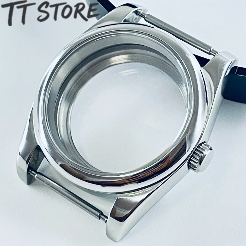 Silbernes Uhrengehäuse 36mm/40mm Wasserdicht mit Saphirglas Kompatibel mit NH34 NH35 NH36 NH38 NH70 NH72 ETA2824 PT5000 Uhrwerken