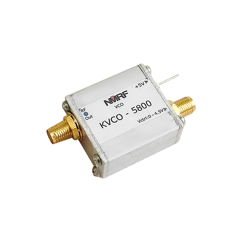 KVCO-5800 5.8GHz RF Microwave Voltage Controlled Oscillator VCO Sweep Signal Source Signal Generator with Aluminium Alloy Case
