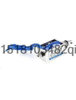 JF-0630B DC 12V 10mm Stroke 6N Pull Push Type Open Frame Solenoid Electromagnet