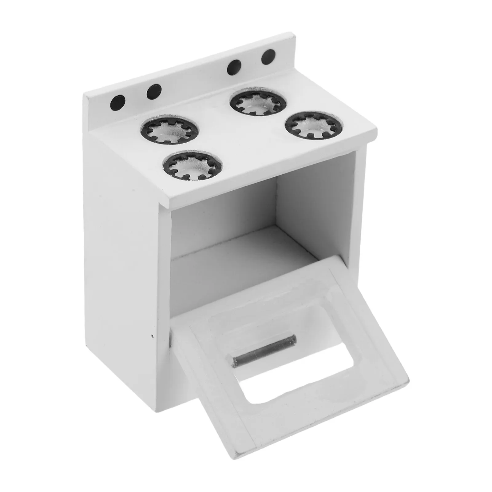 

Деревянный мини-кухонный набор: реалистичная газовая плита, миниатюрный набор для приготовления пищи своими руками, развивающие аксессуары для ролевых игр в мини-домике