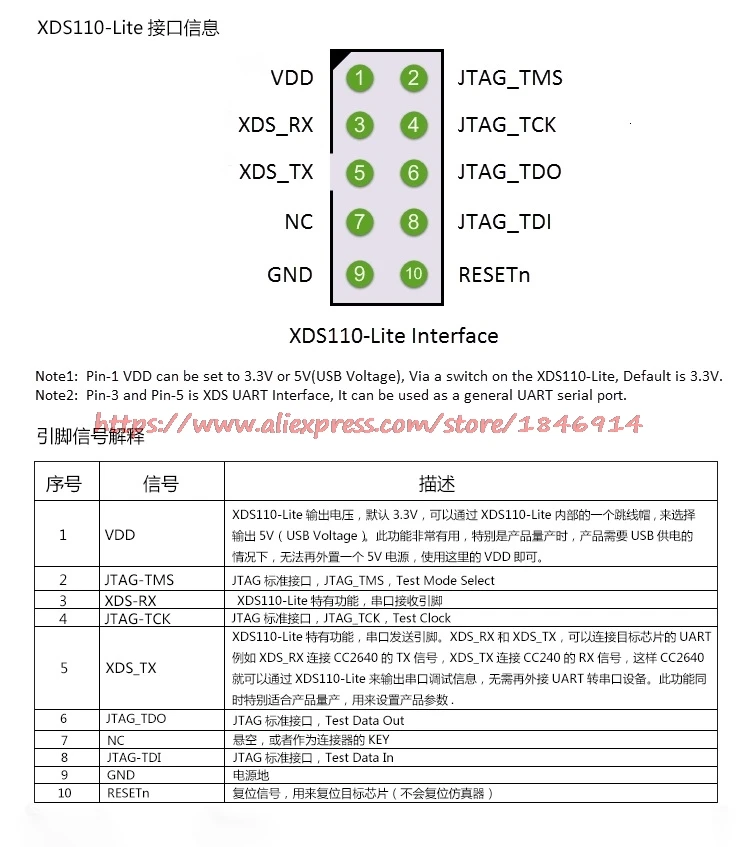 XDS110 emulator Support CC26xx/CC2538/CC1350 Completely replace XDS100V3