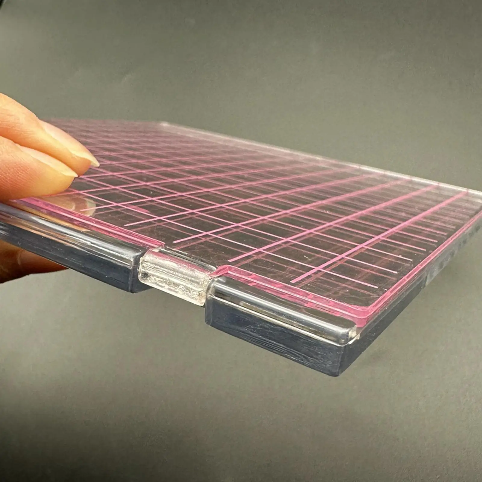 Accurate Acrylic Stamp Positioner Multifunctional Clear Stamping Platform for Journals Gift Tags Card