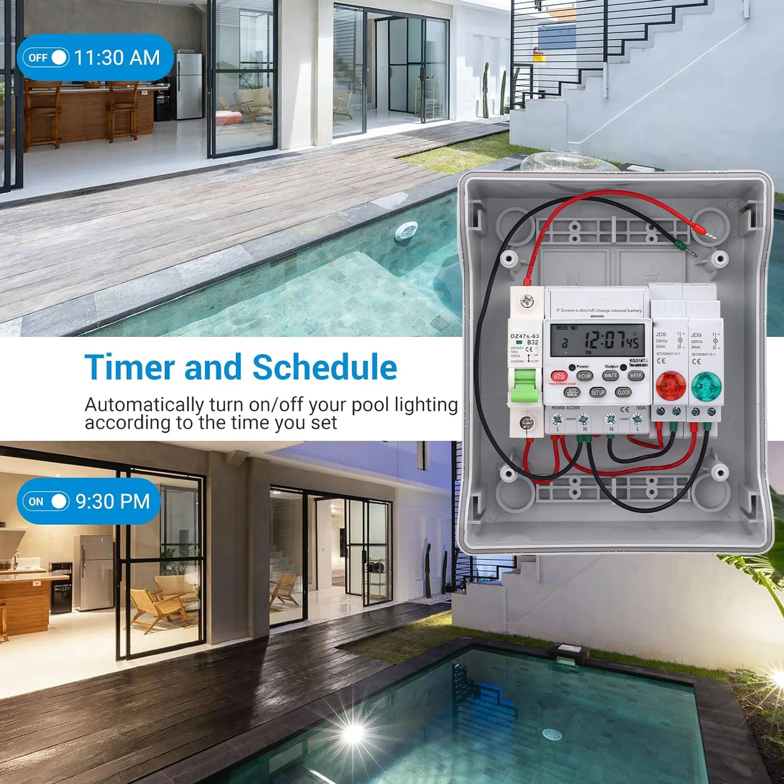 Boîte de Distribution étanche - Outdoor Lighting Timer Switch avis et prix