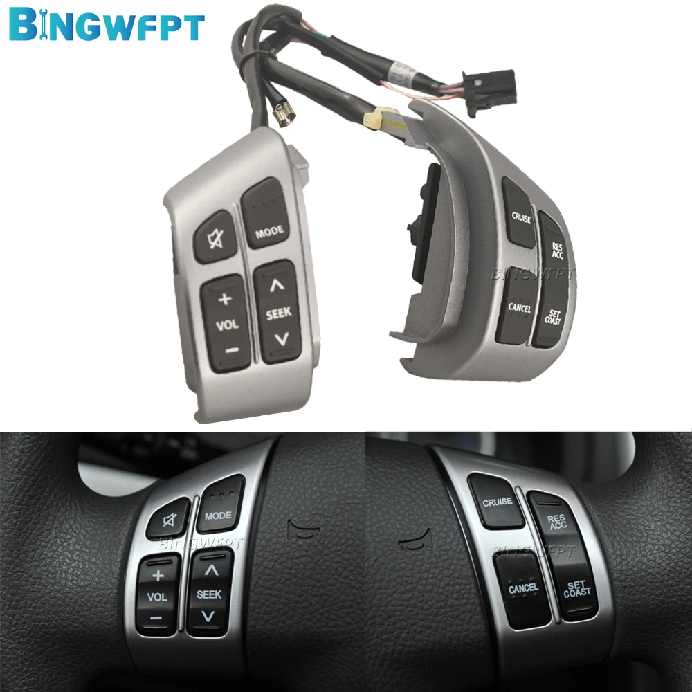 

Multifunctional Steering Wheel Button Cruise Control Switch For Suzuki Big Dipper X5 2012 2013 2015 2016 1.4L AMT Cruise Model