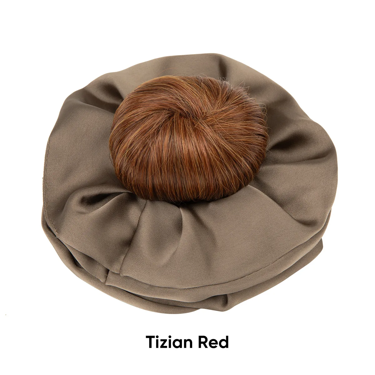 Low Bun Hairstyle, Wig with Female Hair Loop, Gripping Clip, Elegant Hairstyle, Student Style Hair Bun