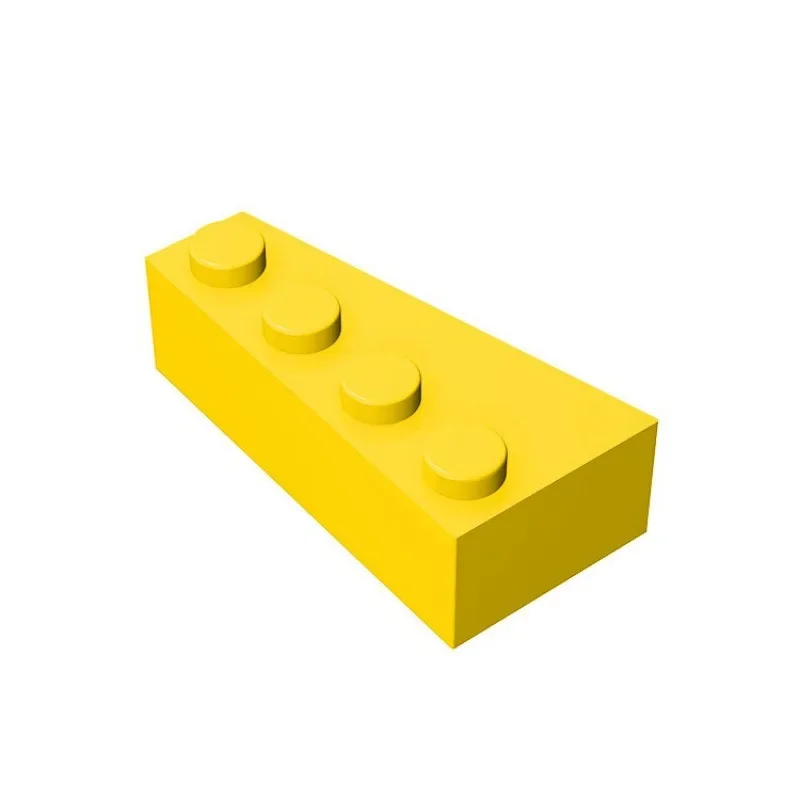 [29Pcs]【50g】41767 Interlocking Educational MOC4x2 Wedge-shaped Brick (Right), Children DIY STEM  Building Blocks Toy
