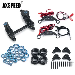 AXSPEED Headlights Taillights /Shock Towers Mount / Steering Assembly / Bearing Kit for Maxx WideMAXX 89086-4 1/10 Monster Truck
