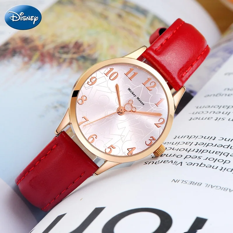 

Top Brand Disney For Woman Watch Mickey Mouse Lady Fashion Quartz Wristwatch Waterproof Girls New Montre Femme Feminino Relogio