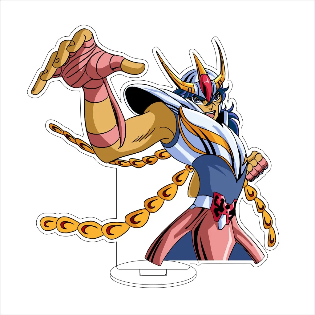 16CM Anime Saint Seiya Cosplay Acrylic Stand Saori Kido/Shion/Aldebaran/Crystal Wall/Great Horn Figure Stand Halloween Gifts