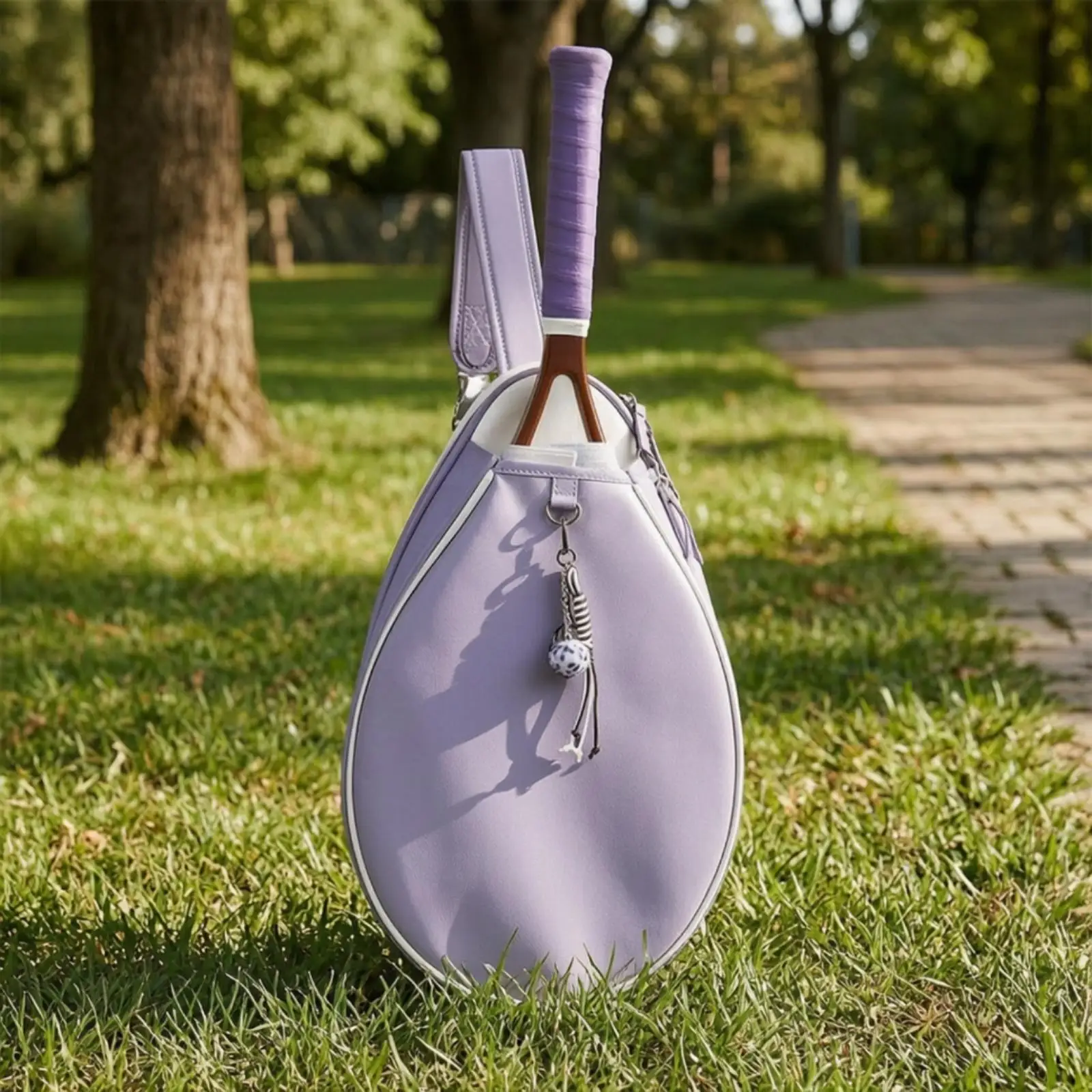 compact-tennis-backpack-with-racket-retaining-flap-and-adjustable-strap-for-court-gear-and-accessories