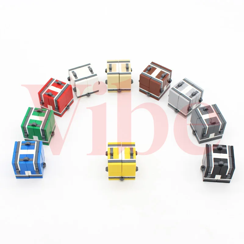 MOC DIY Building Blocks Bricks Infinite Cube Fingertip Decompression Children's Day  New Intelligence Toys