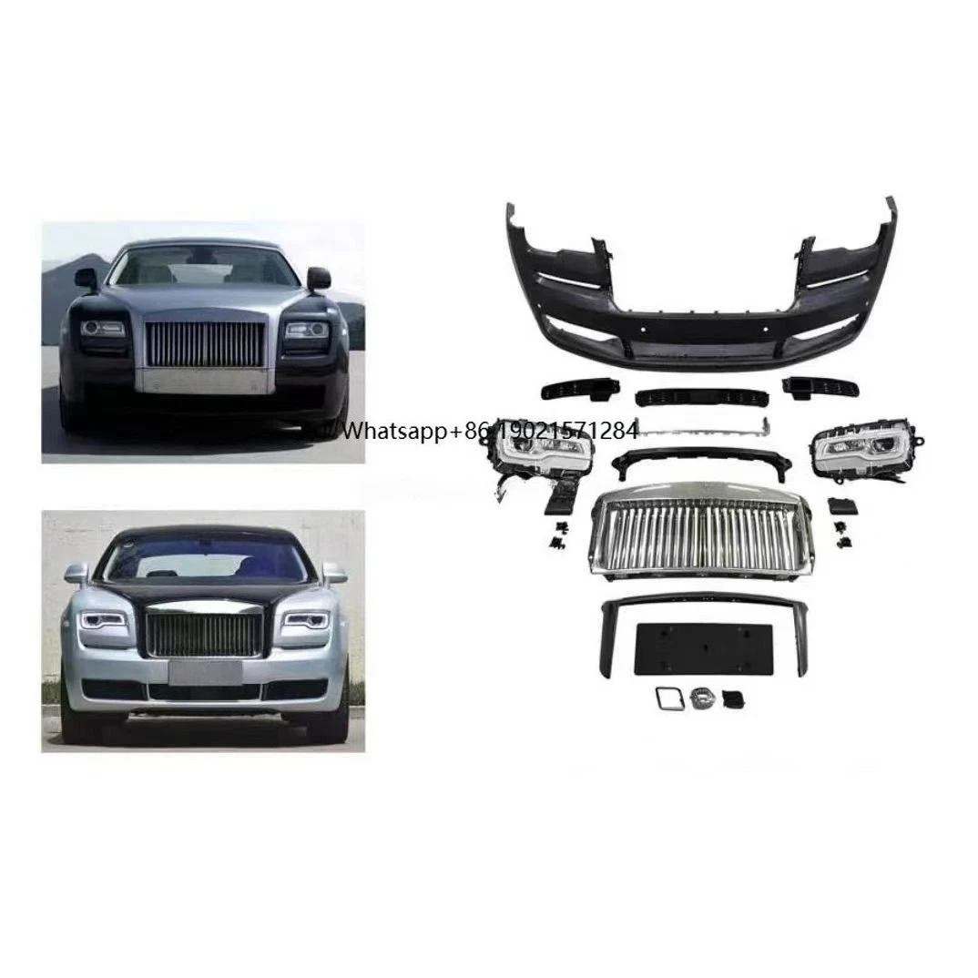 Wholesale Original Car Parts For  Ghost 2010-2015 Upgrade to 2018 Body Kit Front Bumper Grills Hood Spare Assembly