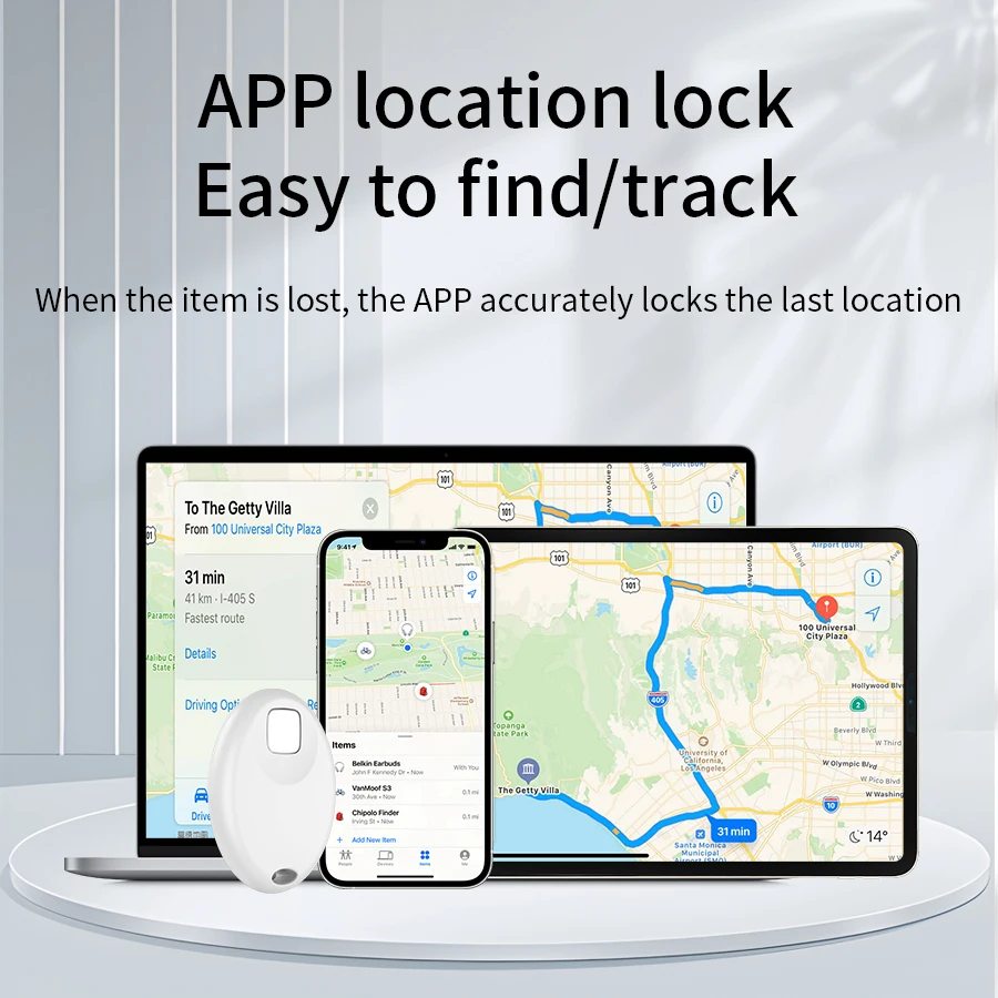 Bluetooth Smart Activity Tracker für IOS Find My App Anti-Lost-Erinnerungsgerät GPS Tracker Locator Autoschlüsseltasche Kid Pet Finder