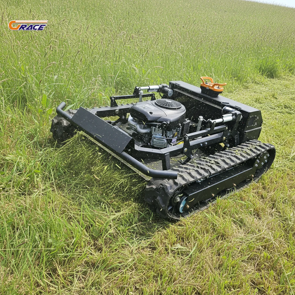 

Agricultural Tracked Remote Mower Heavy Duty For Orchard Slope Muddy Ground