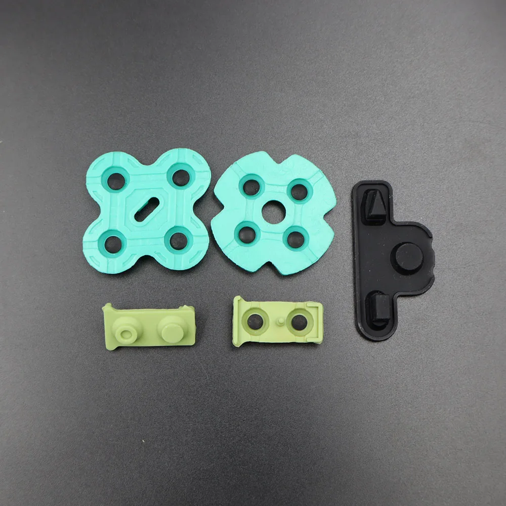 1 مجموعة ل PS2 PS3 PS4 PS5 PSP1000 استبدال موصل السيليكون D منصات المطاط زر تحكم إصلاح جزء #4