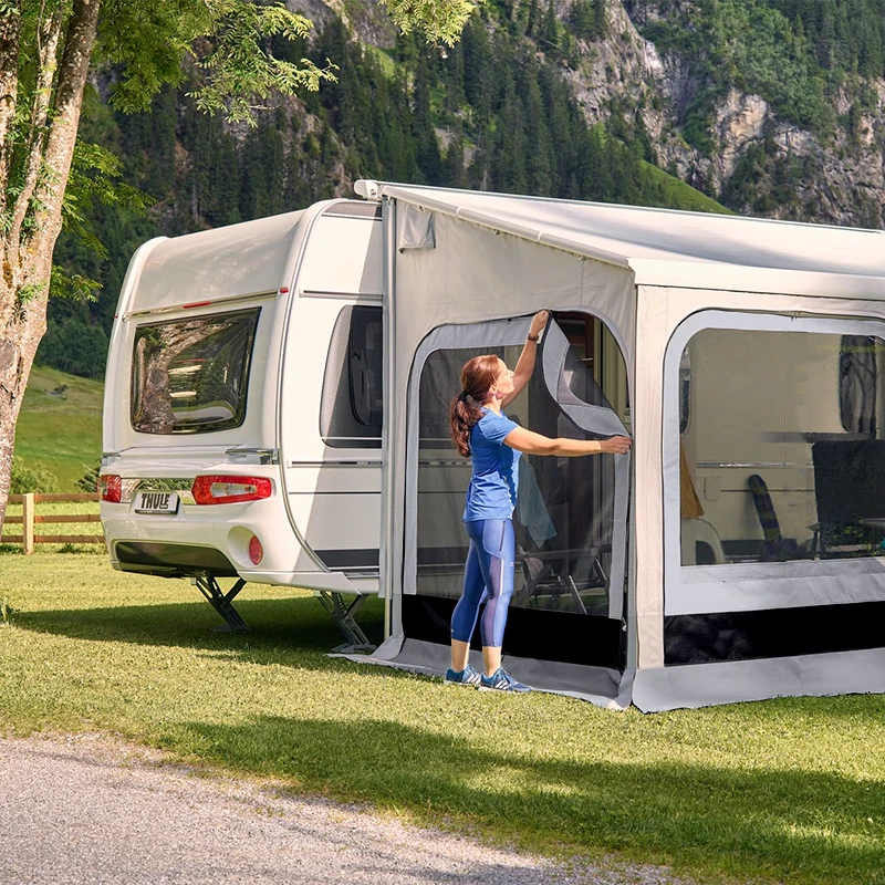 Camper Van Accessories 1pc Insect Screen Mosquito Fly Screens Net For Toler Panorama Sunshade Dedicated Side Wrap Mesh