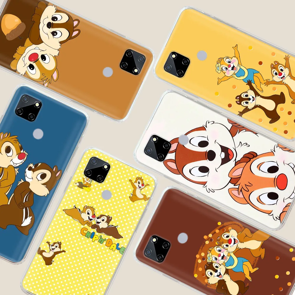 Chip Dale Transparent Case for LG V60 THINQ5 G8 G8x ThinQ K9 VELVET Stylo 6 V40 V50 K30 K42 K62 Q61 Q60 Q61 Q52 Protected Cover