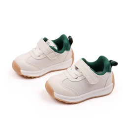 Baby Boys Girls Mesh Breathable Rubber Soft Sole Non-Slip Solid Color Toddler Shoes