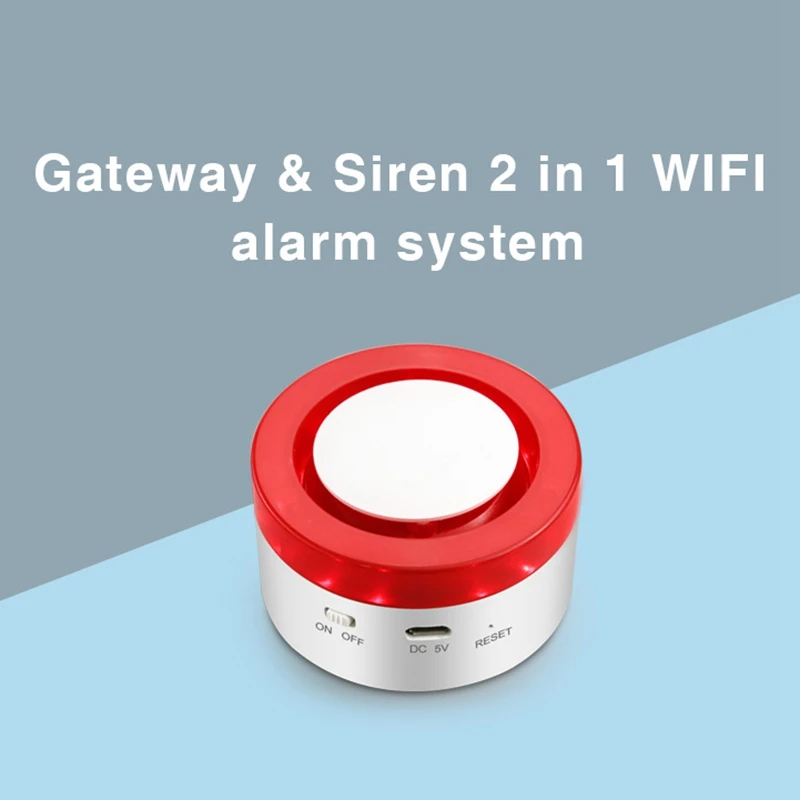 Intelligentes Gateway Sound und Licht alarm WLAN-Alarm Drei-in-Eins-Smart-Home-Sicherheits system