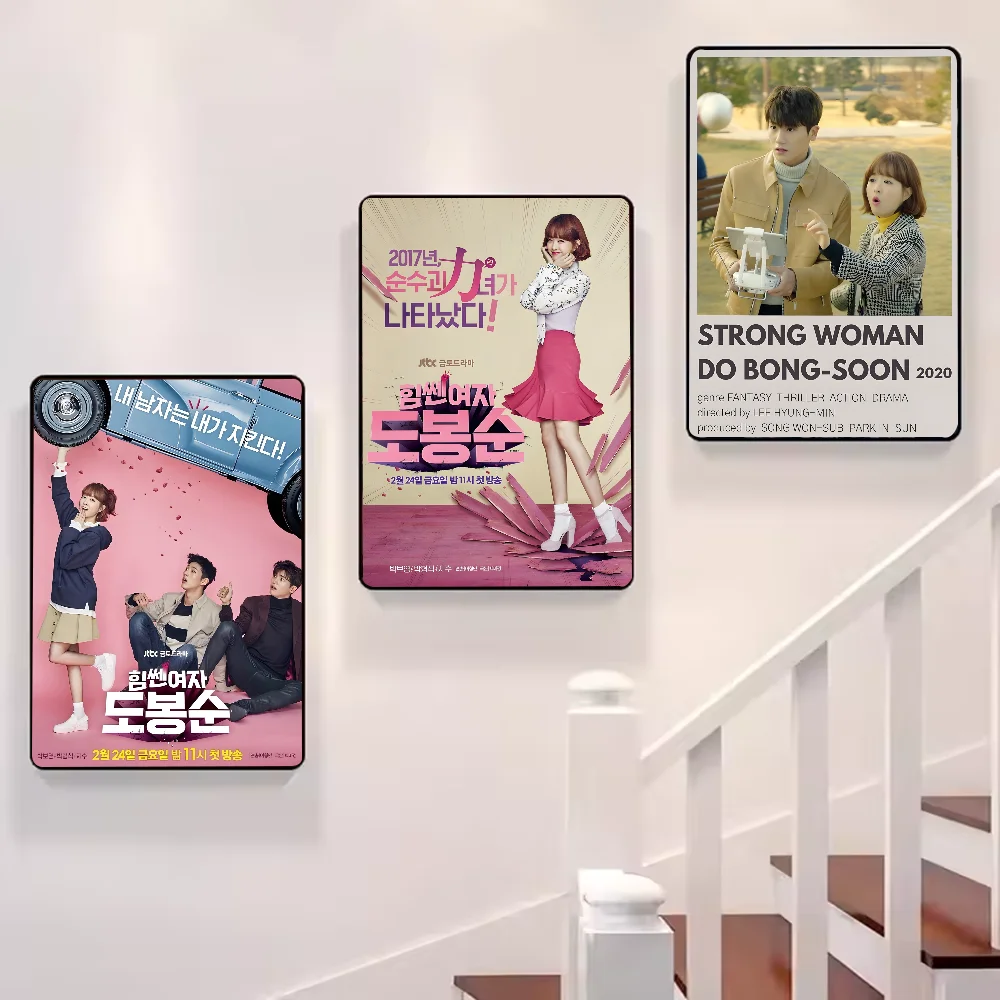 Strong Girl Bong-soon Poster HD art sticky wall waterproof home living room bedroom bar aesthetic decoration