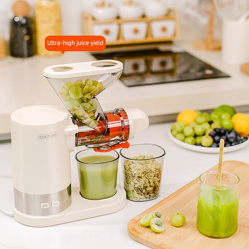 New Slow Juicer Multifunction Fruit Vegetable Screw Cold Press Extractor Automatic Squeezer Citrus Juicer Portable Blender 220V