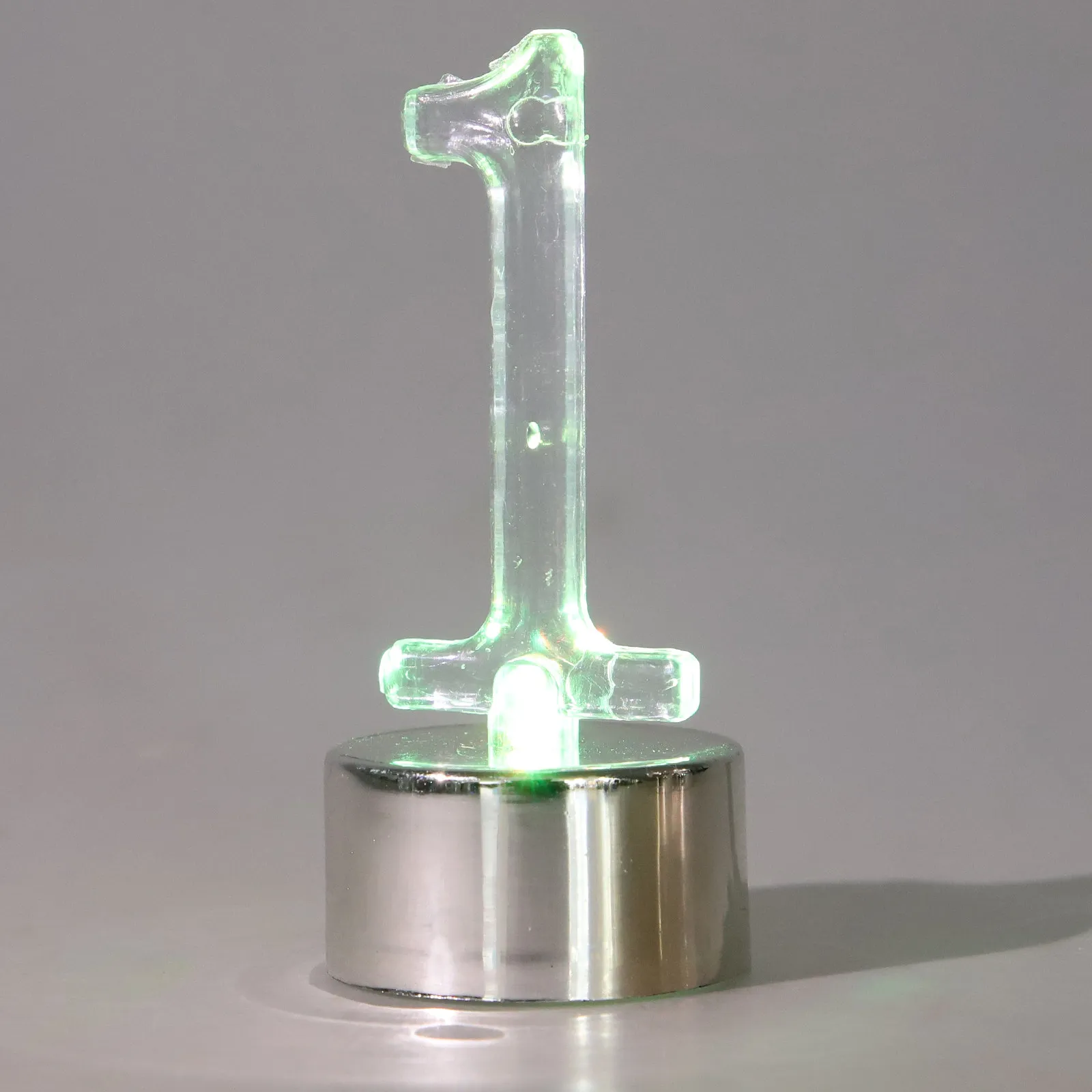10Pcs LED Number Lights Novel Shape Flameless Smokeless Birthday Decorative Lamp for Gathering Cake Table Window